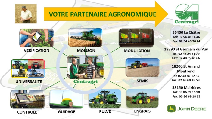 Centragri, votre partenaire Agronomique ! Centragri, votre partenaire Agronomique !